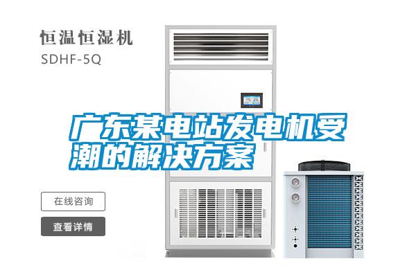 廣東某電站發(fā)電機(jī)受潮的解決方案