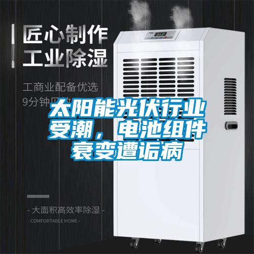 太陽能光伏行業(yè)受潮，電池組件衰變遭詬病