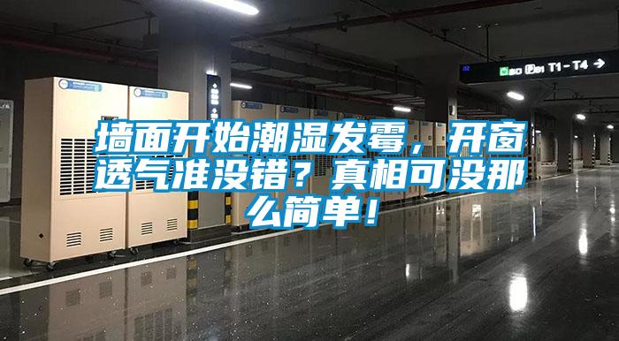 墻面開始潮濕發(fā)霉，開窗透氣準沒錯？真相可沒那么簡單！