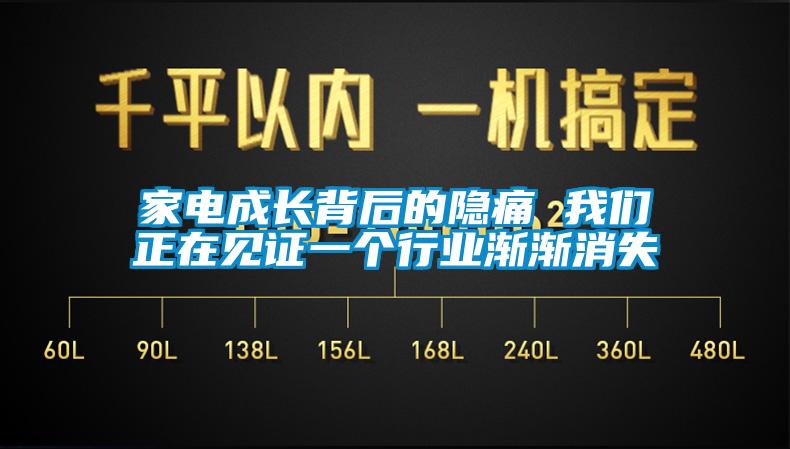 家電成長(zhǎng)背后的隱痛 我們正在見證一個(gè)行業(yè)漸漸消失