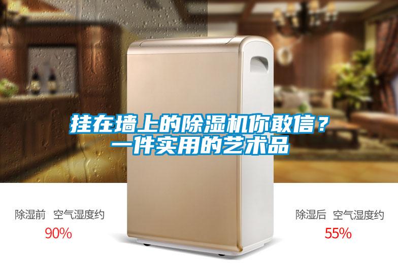 掛在墻上的除濕機你敢信？一件實用的藝術品