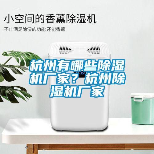 杭州有哪些除濕機(jī)廠家？杭州除濕機(jī)廠家