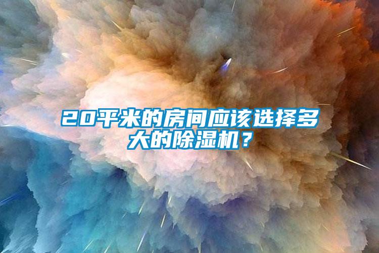 20平米的房間應(yīng)該選擇多大的除濕機(jī)？