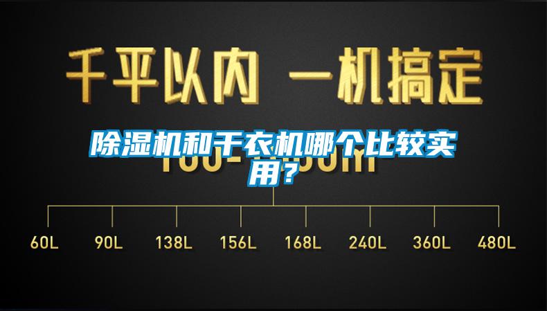 除濕機和干衣機哪個比較實用？