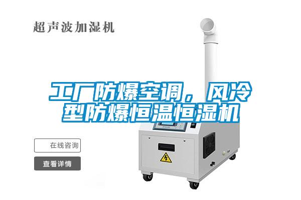 工廠防爆空調(diào)，風(fēng)冷型防爆恒溫恒濕機(jī)