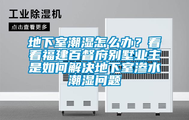 地下室潮濕怎么辦？看看福建百督府別墅業(yè)主是如何解決地下室滲水潮濕問題