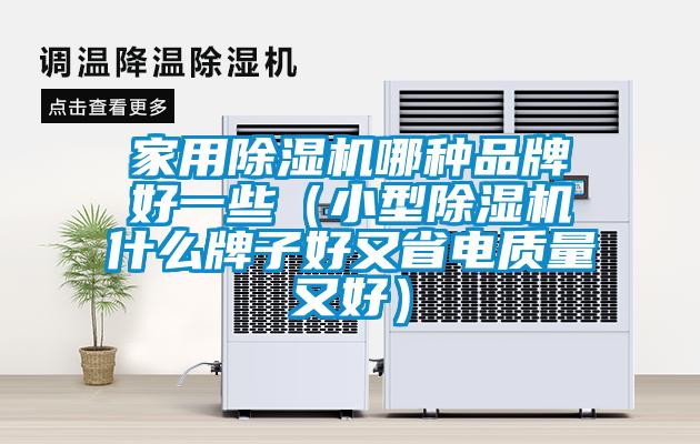 家用除濕機哪種品牌好一些（小型除濕機什么牌子好又省電質(zhì)量又好）