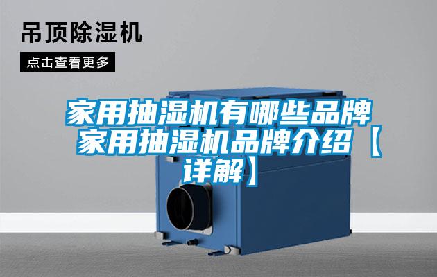 家用抽濕機(jī)有哪些品牌 家用抽濕機(jī)品牌介紹【詳解】