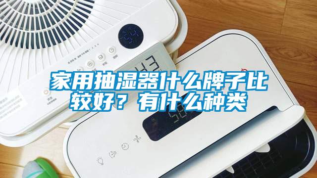 家用抽濕器什么牌子比較好？有什么種類