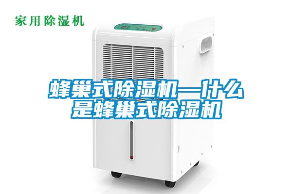 蜂巢式除濕機(jī)—什么是蜂巢式除濕機(jī)