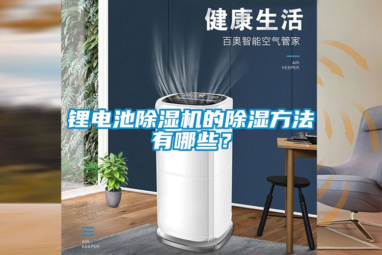 鋰電池除濕機(jī)的除濕方法有哪些？