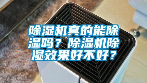 除濕機真的能除濕嗎？除濕機除濕效果好不好？