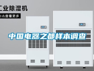 知識(shí)百科中國電器之都樣本調(diào)查