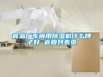 企業(yè)新聞食品廠車間用除濕機什么牌子好 返回列表頁